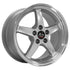 OE FR04B Wheels - Gloss Silver Machined Lip