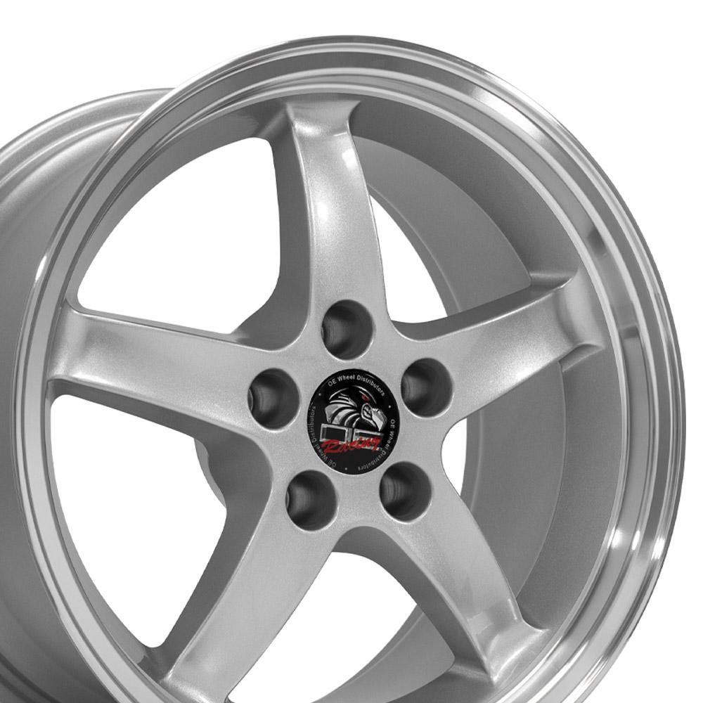 OE FR04B Wheels - Gloss Silver Machined Lip