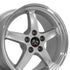 OE FR04B Wheels - Gloss Silver Machined Lip