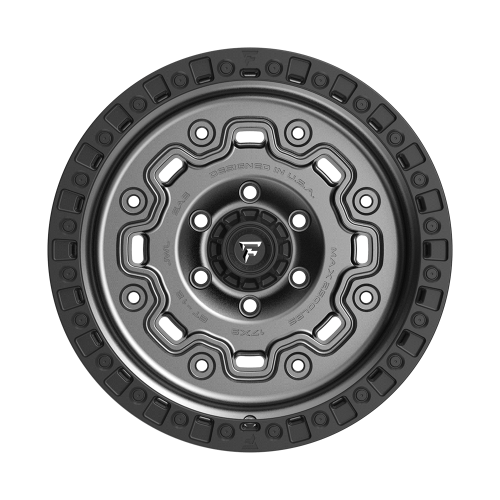 Fittipaldi Off Road FT100AB Wheel - Satin Anthracite with Satin Black Lip