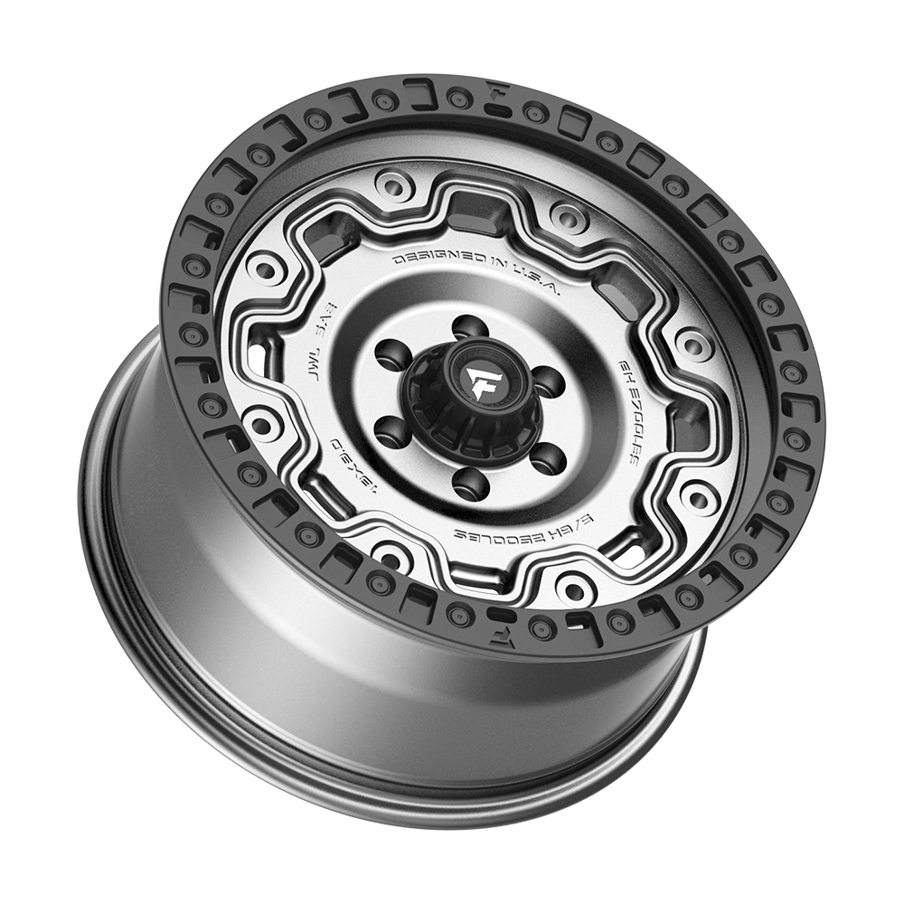 Fittipaldi Off Road FT100AB Wheel - Satin Anthracite with Satin Black Lip