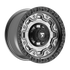 Fittipaldi Off Road FT100AB Wheel - Satin Anthracite with Satin Black Lip