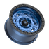 Fittipaldi Off Road FT100BLB Wheel - Gloss Blue with Satin Black Lip