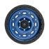 Fittipaldi Off Road FT100BLB Wheel - Gloss Blue with Satin Black Lip