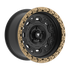 Fittipaldi Off Road FT100BZ Wheel - Satin Black with Bronze Ring