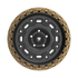 Fittipaldi Off Road FT100BZ Wheel - Satin Black with Bronze Ring