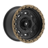 Fittipaldi Off Road FT100BZ Wheel - Satin Black with Bronze Ring