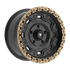 Fittipaldi Off Road FT100BZ Wheel - Satin Black with Bronze Ring