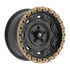 Fittipaldi Off Road FT100BZ Wheel - Satin Black with Bronze Ring