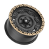 Fittipaldi Off Road FT100BZ Wheel - Satin Black with Bronze Ring