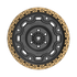 Fittipaldi Off Road FT100BZ Wheel - Satin Black with Bronze Ring