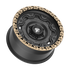 Fittipaldi Off Road FT100BZ Wheel - Satin Black with Bronze Ring