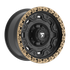 Fittipaldi Off Road FT100BZ Wheel - Satin Black with Bronze Ring