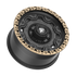Fittipaldi Off Road FT100BZ Wheel - Satin Black with Bronze Ring