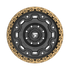 Fittipaldi Off Road FT100BZ Wheel - Satin Black with Bronze Ring