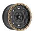 Fittipaldi Off Road FT100BZ Wheel - Satin Black with Bronze Ring