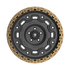 Fittipaldi Off Road FT100BZ Wheel - Satin Black with Bronze Ring