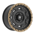 Fittipaldi Off Road FT100BZ Wheel - Satin Black with Bronze Ring