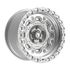 Fittipaldi Off Road FT100MS Wheel - Gloss Silver with Machined Face and Undercut