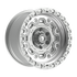 Fittipaldi Off Road FT100MS Wheel - Gloss Silver with Machined Face and Undercut