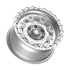 Fittipaldi Off Road FT100MS Wheel - Gloss Silver with Machined Face and Undercut