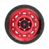 Fittipaldi Off Road FT100RTB Wheel - Gloss Red with Machined Face, Red Tint, and Satin Black Lip