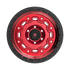 Fittipaldi Off Road FT100RTB Wheel - Gloss Red with Machined Face, Red Tint, and Satin Black Lip