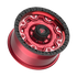 Fittipaldi Off Road FT100RTB Wheel - Gloss Red with Machined Face, Red Tint, and Satin Black Lip