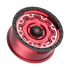 Fittipaldi Off Road FT100RTB Wheel - Gloss Red with Machined Face, Red Tint, and Satin Black Lip