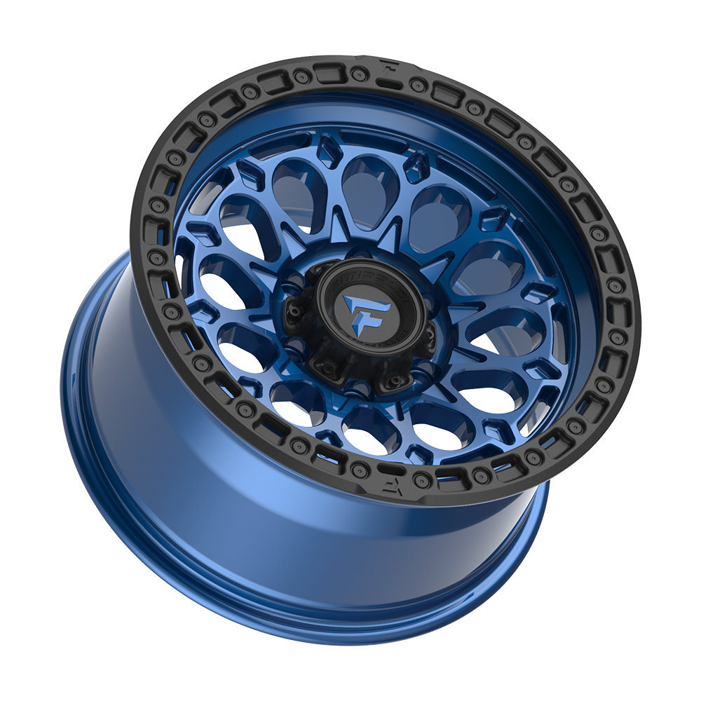 Fittipaldi Off Road FT101BLB Wheel - Gloss Blue with Satin Black Lip