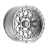 Fittipaldi Off Road FT101MS Wheel - Gloss Silver with Machined Face and Undercut