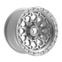 Fittipaldi Off Road FT101MS Wheel - Gloss Silver with Machined Face and Undercut