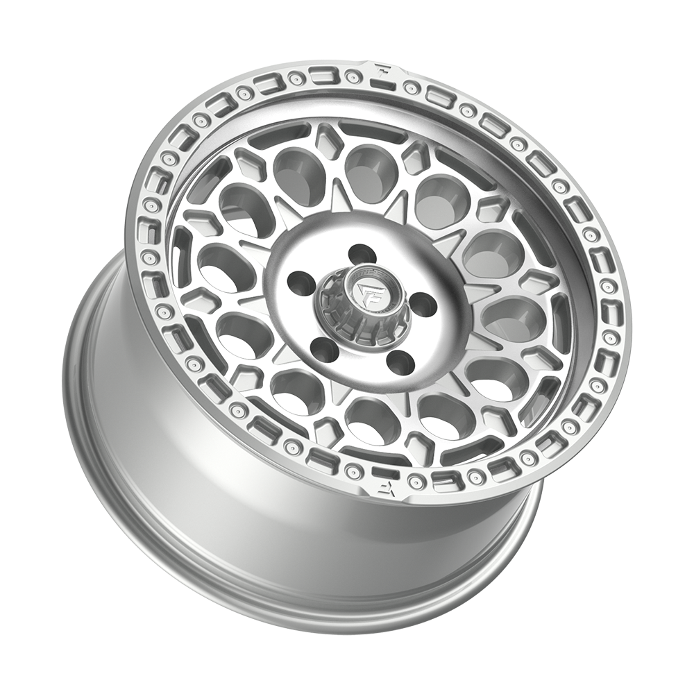 Fittipaldi Off Road FT101MS Wheel - Gloss Silver with Machined Face and Undercut