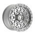 Fittipaldi Off Road FT101MS Wheel - Gloss Silver with Machined Face and Undercut