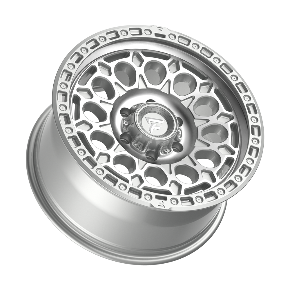 Fittipaldi Off Road FT101MS Wheel - Gloss Silver with Machined Face and Undercut