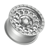 Fittipaldi Off Road FT101MS Wheel - Gloss Silver with Machined Face and Undercut