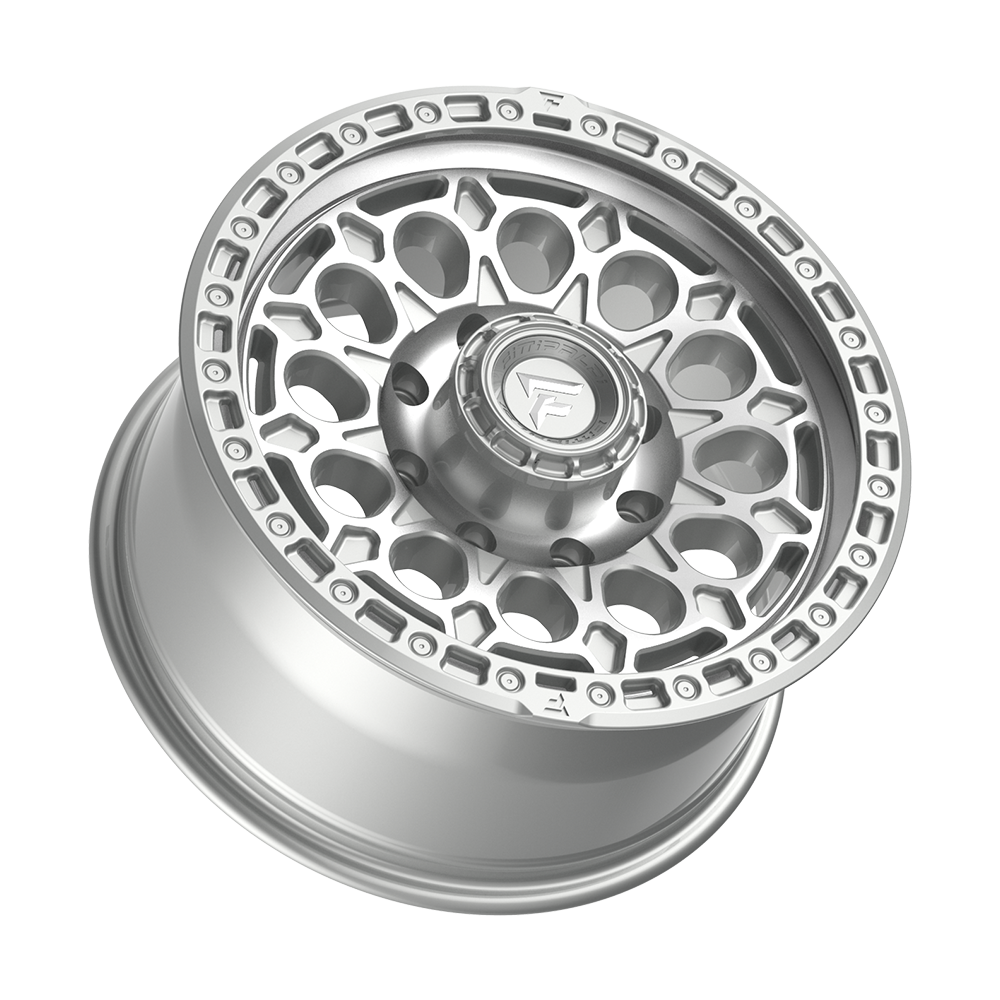 Fittipaldi Off Road FT101 Wheels – Gloss Silver with Machined Face and Undercut | 17x9, 18x9, 20x9