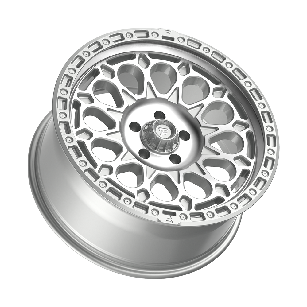 Fittipaldi Off Road FT101 Wheels – Gloss Silver with Machined Face and Undercut | 17x9, 18x9, 20x9