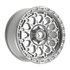 Fittipaldi Off Road FT101MS Wheel - Gloss Silver with Machined Face and Undercut
