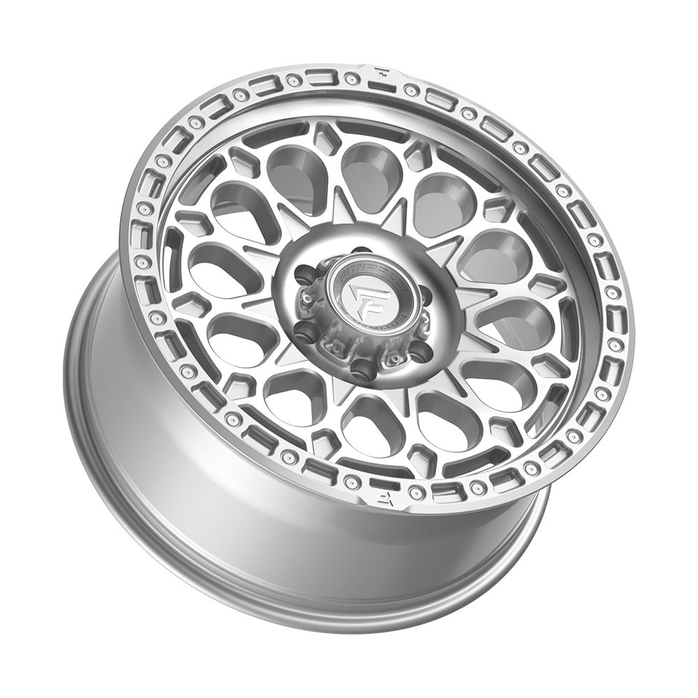 Fittipaldi Off Road FT101MS Wheel - Gloss Silver with Machined Face and Undercut