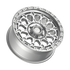 Fittipaldi Off Road FT101MS Wheel - Gloss Silver with Machined Face and Undercut