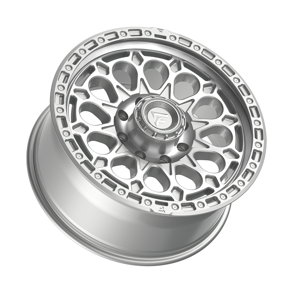Fittipaldi Off Road FT101 Wheels – Gloss Silver with Machined Face and Undercut | 17x9, 18x9, 20x9