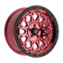 Fittipaldi Off Road FT101 Wheels – Gloss Red with Machined Face, Red Tint, and Satin Black Lip | 17x9, 18x9, 20x9