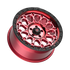 Fittipaldi Off Road FT101 Wheels – Gloss Red with Machined Face, Red Tint, and Satin Black Lip | 17x9, 18x9, 20x9