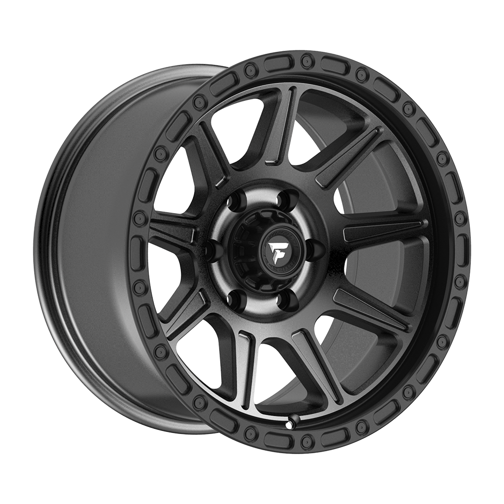 Fittipaldi Off Road FT104AB Wheel - Satin Anthracite with Satin Black Lip