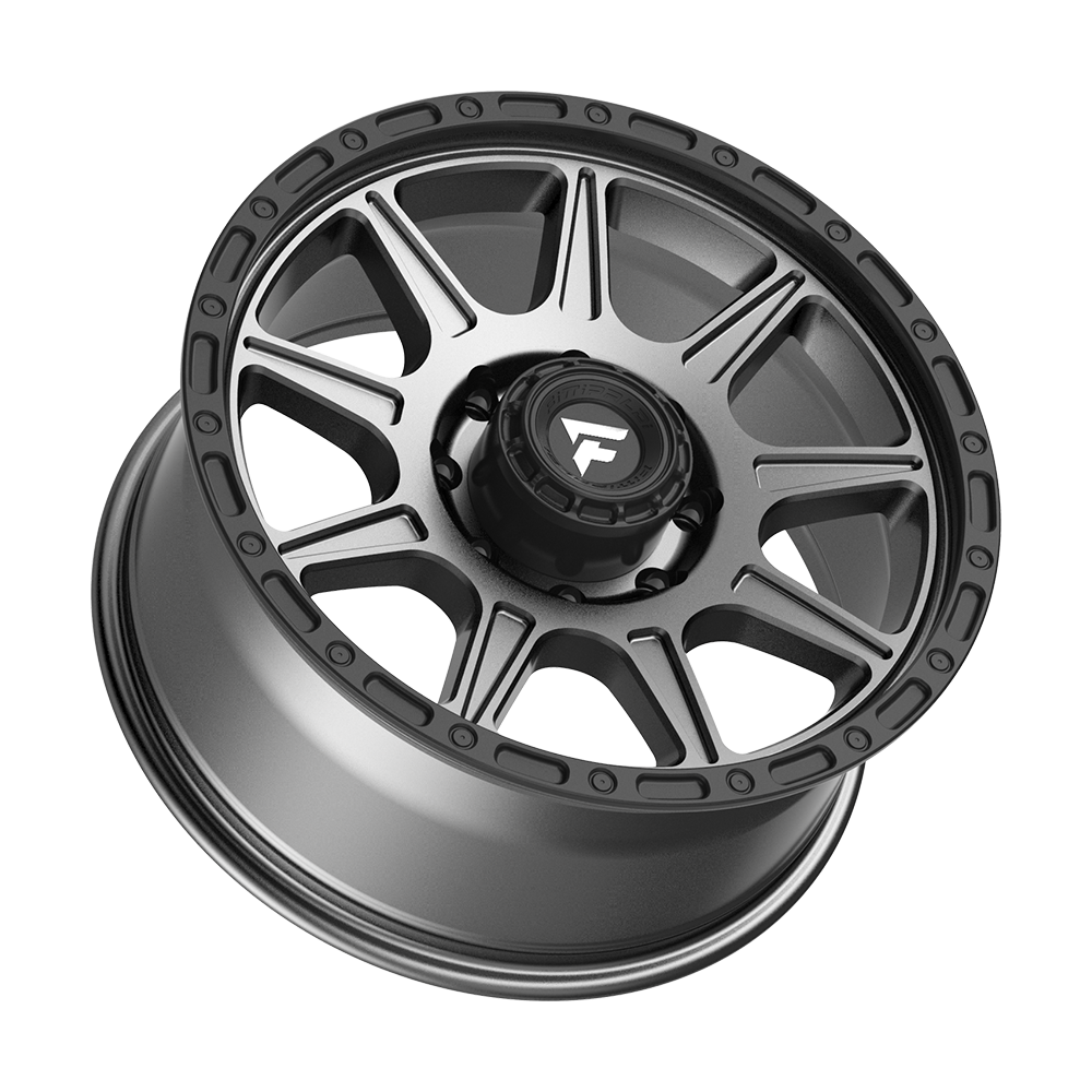 Fittipaldi Off Road FT104AB Wheel - Satin Anthracite with Satin Black Lip