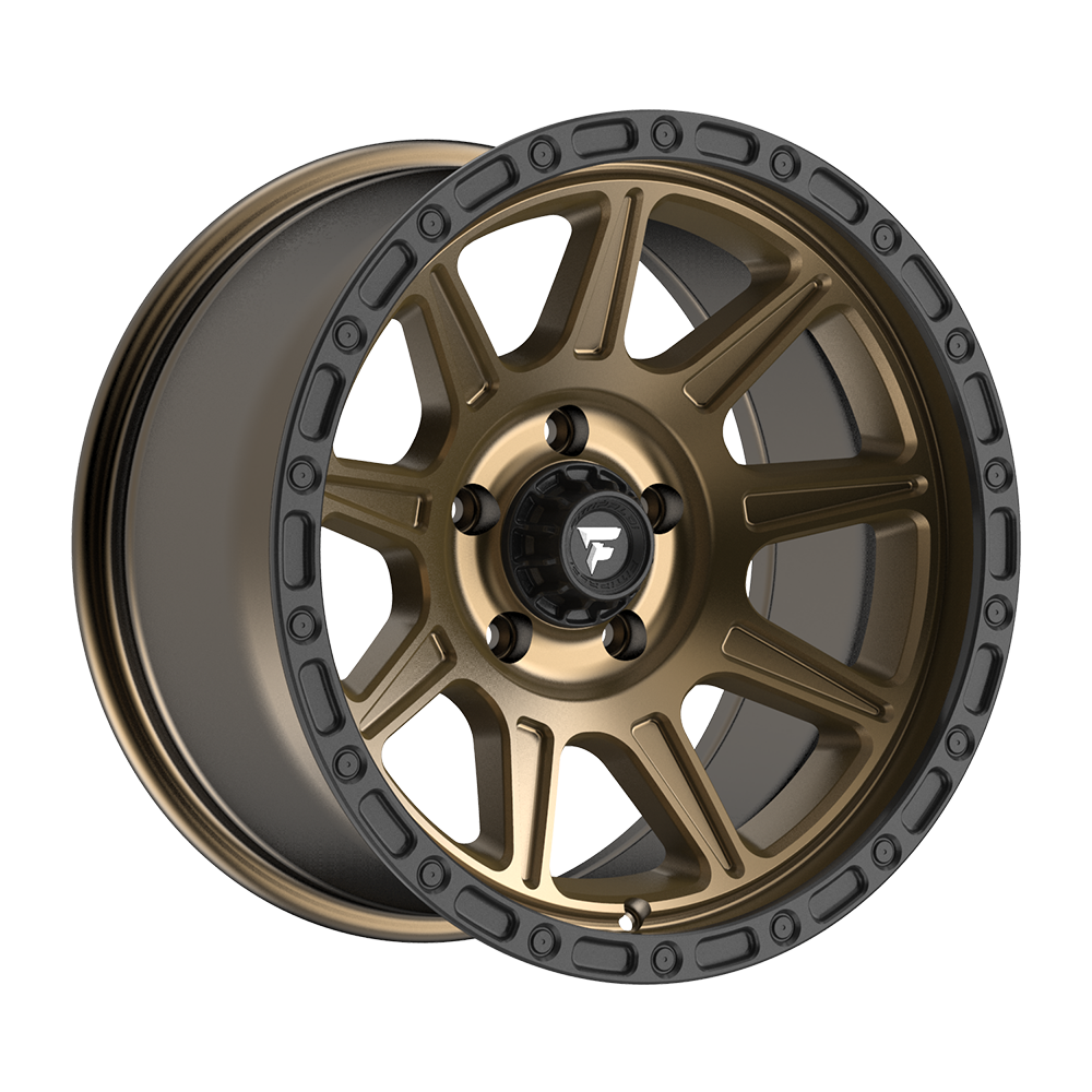 Fittipaldi Off Road FT104ZB Wheel - Satin Bronze with Satin Black Lip