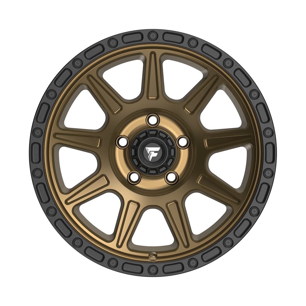 Fittipaldi Off Road FT104ZB Wheel - Satin Bronze with Satin Black Lip
