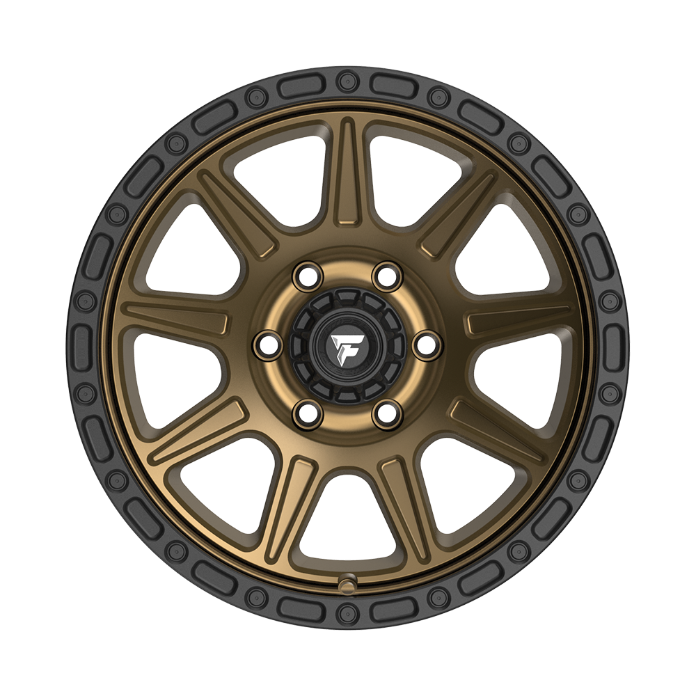 Fittipaldi Off Road FT104ZB Wheel - Satin Bronze with Satin Black Lip