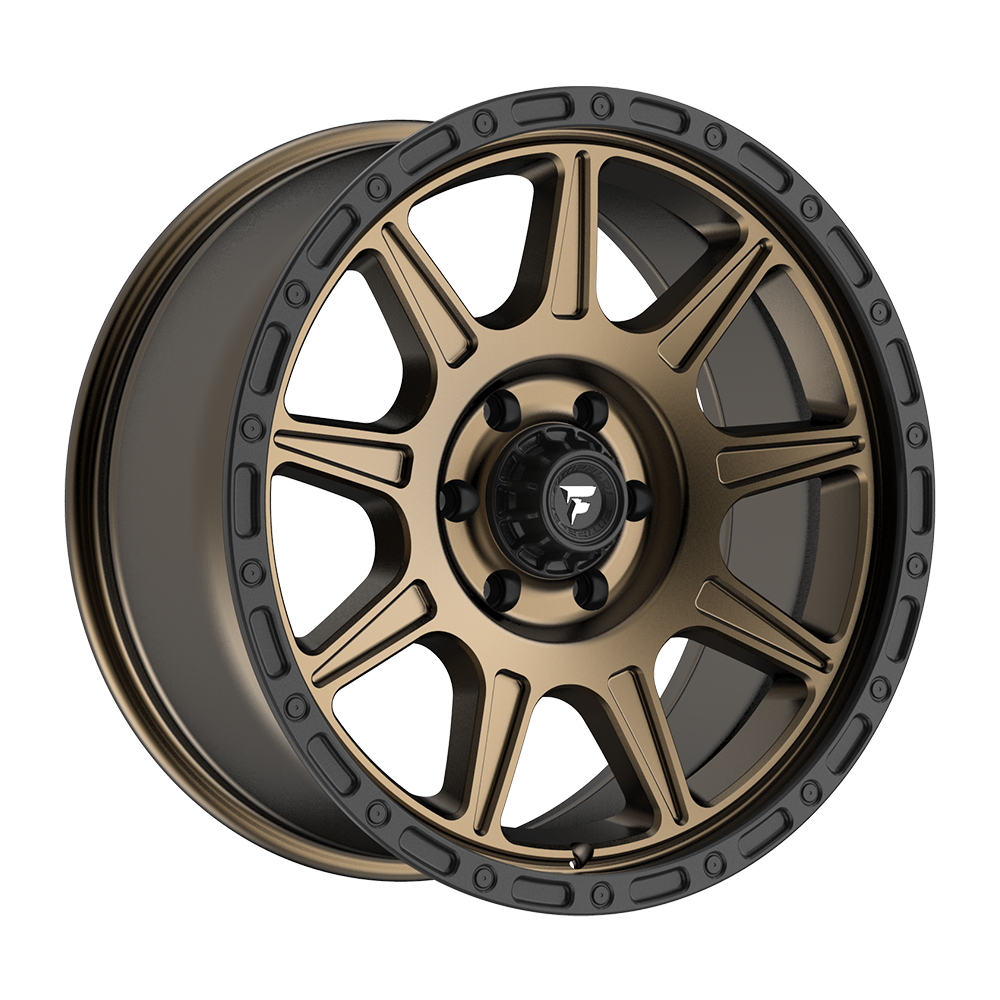 Fittipaldi Off Road FT104ZB Wheel - Satin Bronze with Satin Black Lip